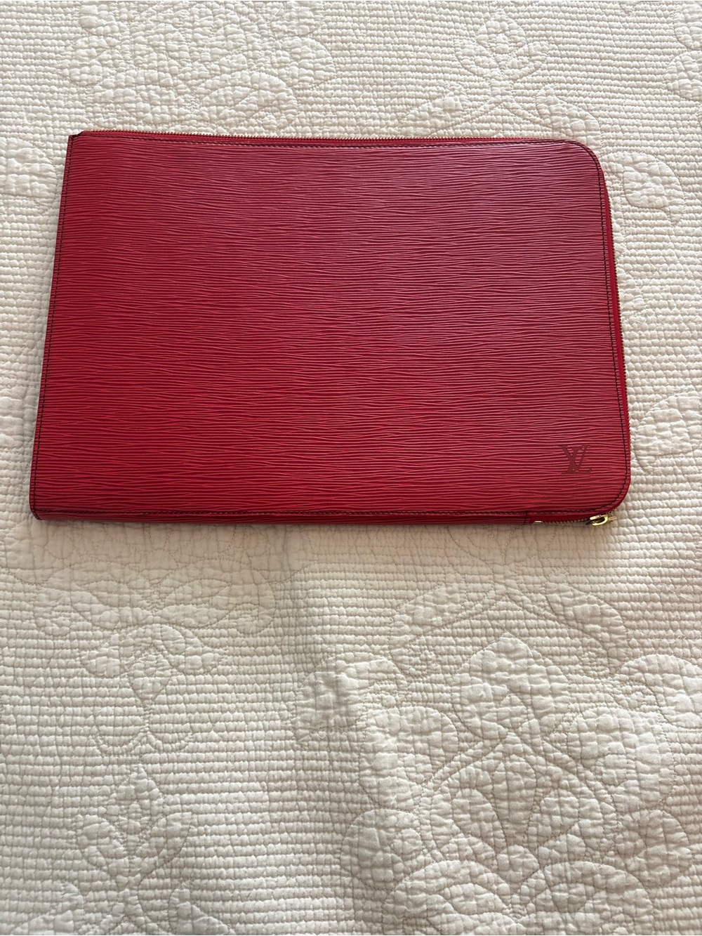 ❌SOLD❌Louis Vuitton Epi Leather Red Laptop Portfolio